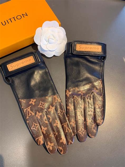 louis vuitton monogram gloves|louis vuitton winter gloves.